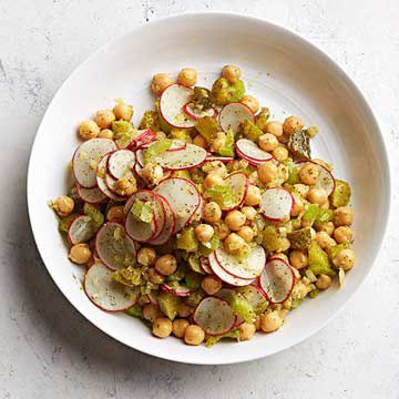 Dilly Chickpea and Radish Salad