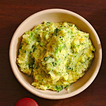 Broccoli-Cheddar Mashed Potatoes