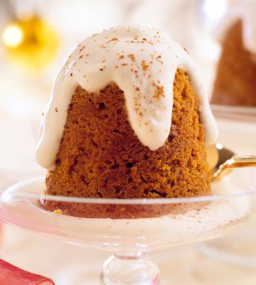 Gingerbread Pudding with Brandy Cream Sauce