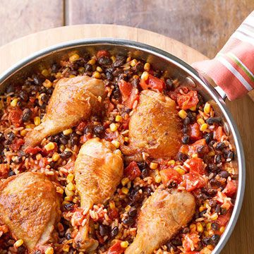 Chicken with Black Beans and Rice
