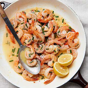 Spring Scampi with Chives