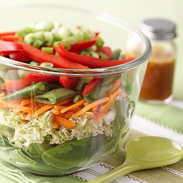 Layered Asian Salad