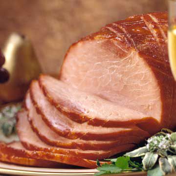 Baked Ham With Apple-Mustard Glaze