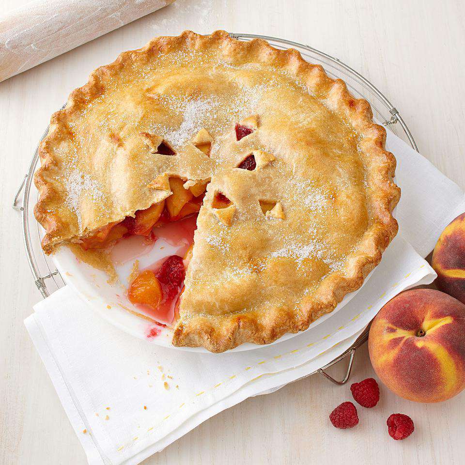 Peach-Raspberry Pie