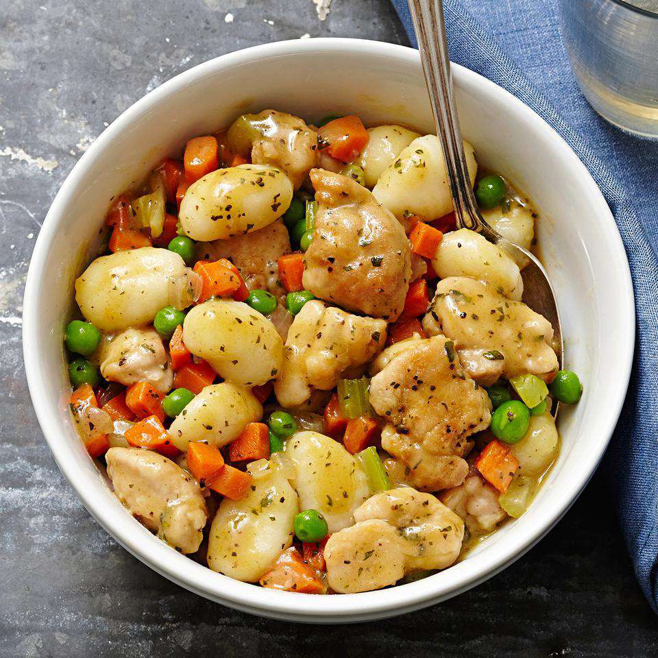 Chicken & Gnocchi Dumplings for Two