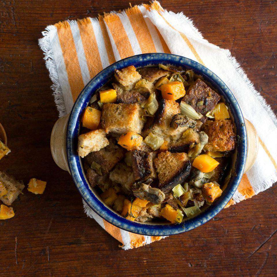 Squash & Oyster Stuffing