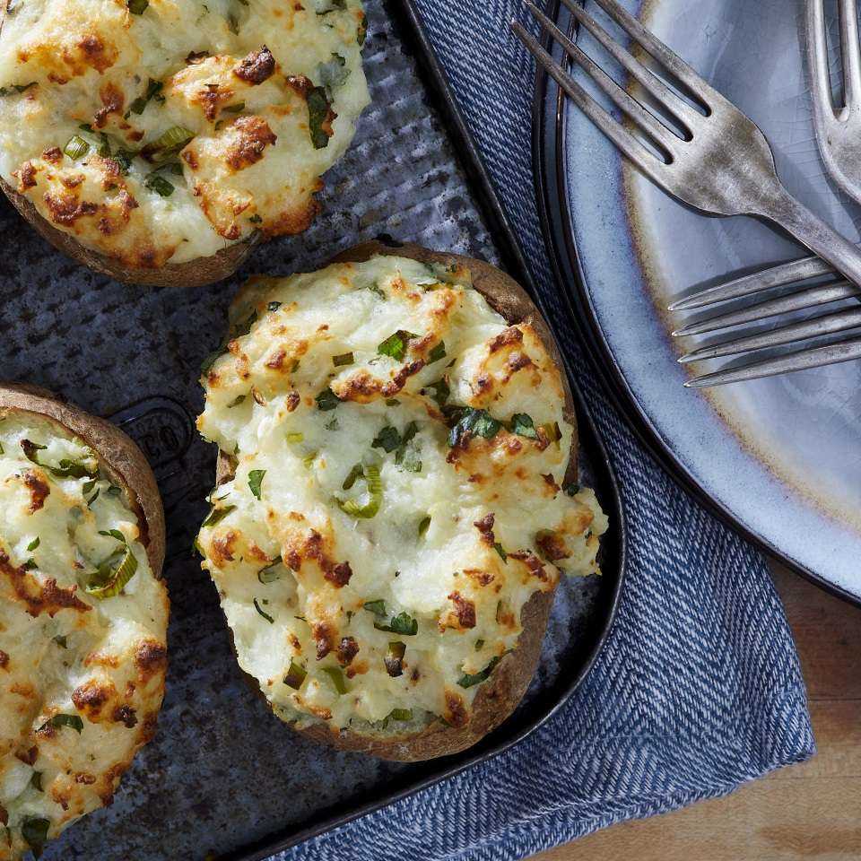 Twice-Baked Goat Cheese Potatoes