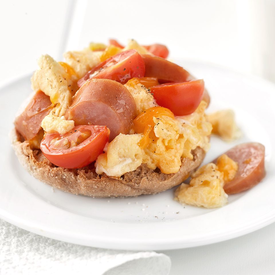 Scrambled Eggs with Sausage