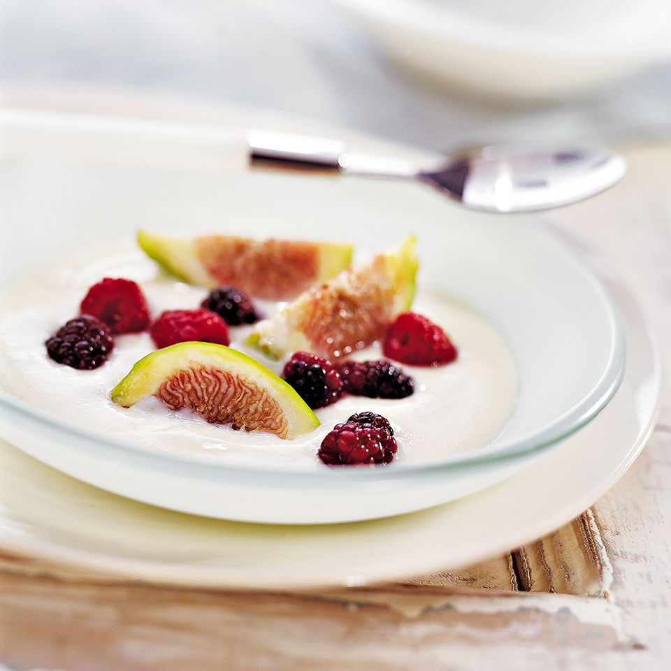 Figs & Berries with Zabaglione