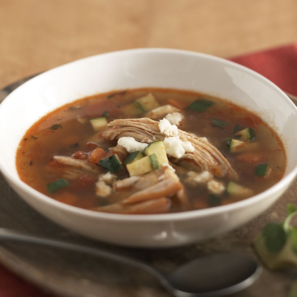 Yucatan-Style Turkey & Vegetable Soup