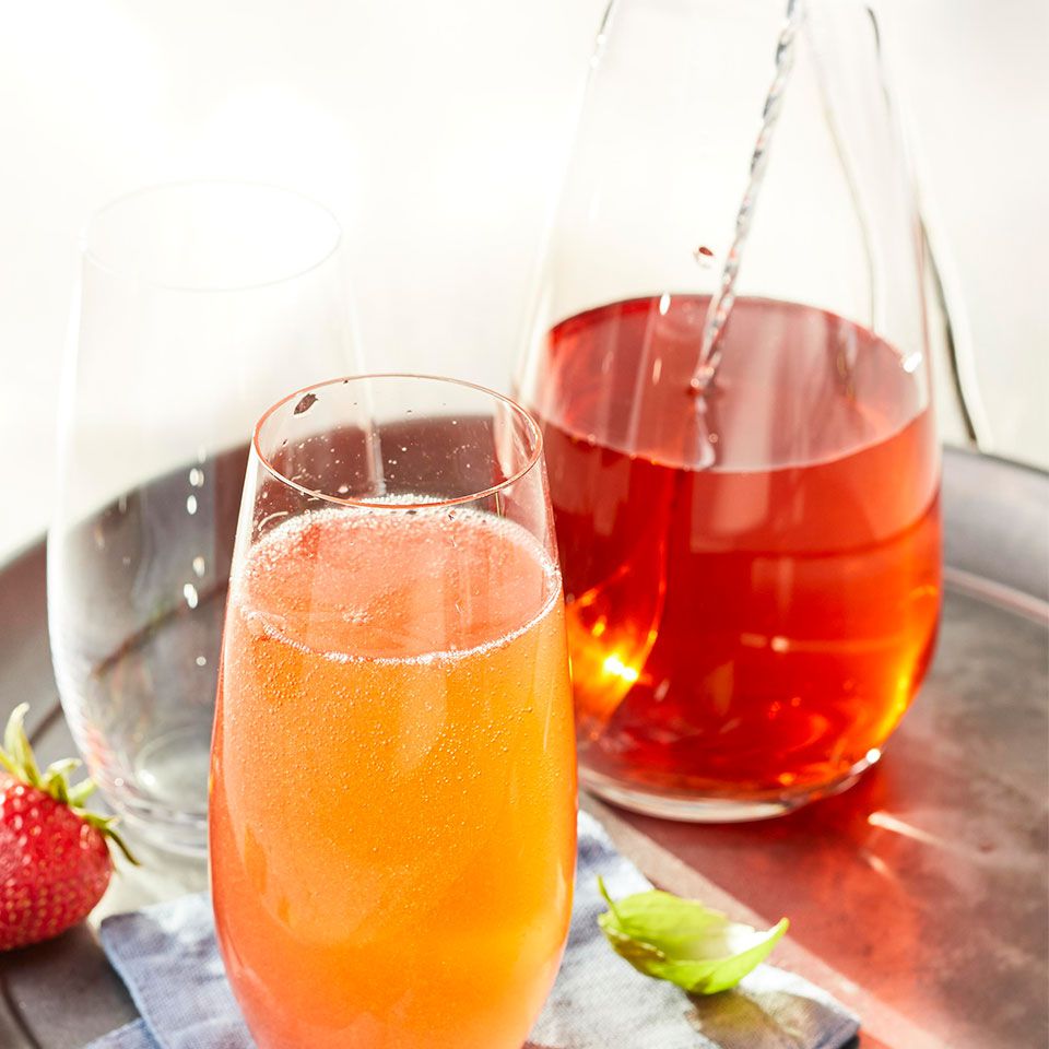 Strawberry Shrub Mocktail
