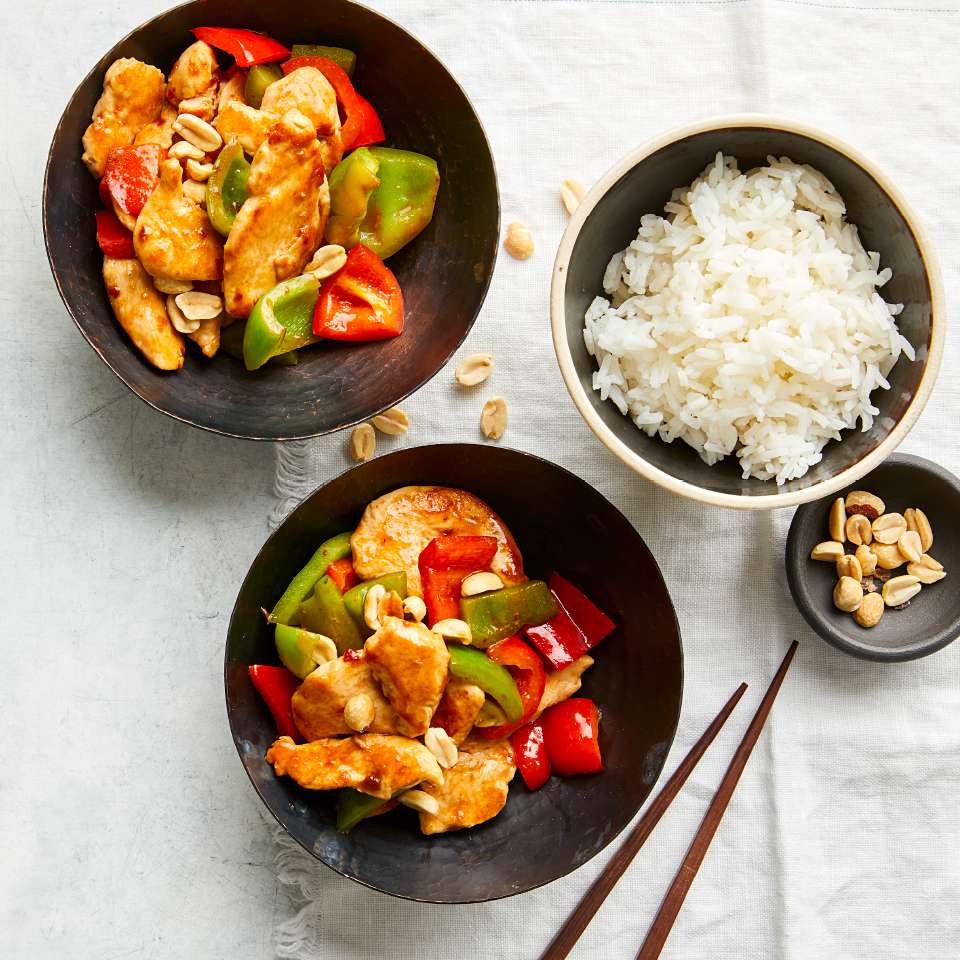 Kung Pao Chicken with Bell Peppers