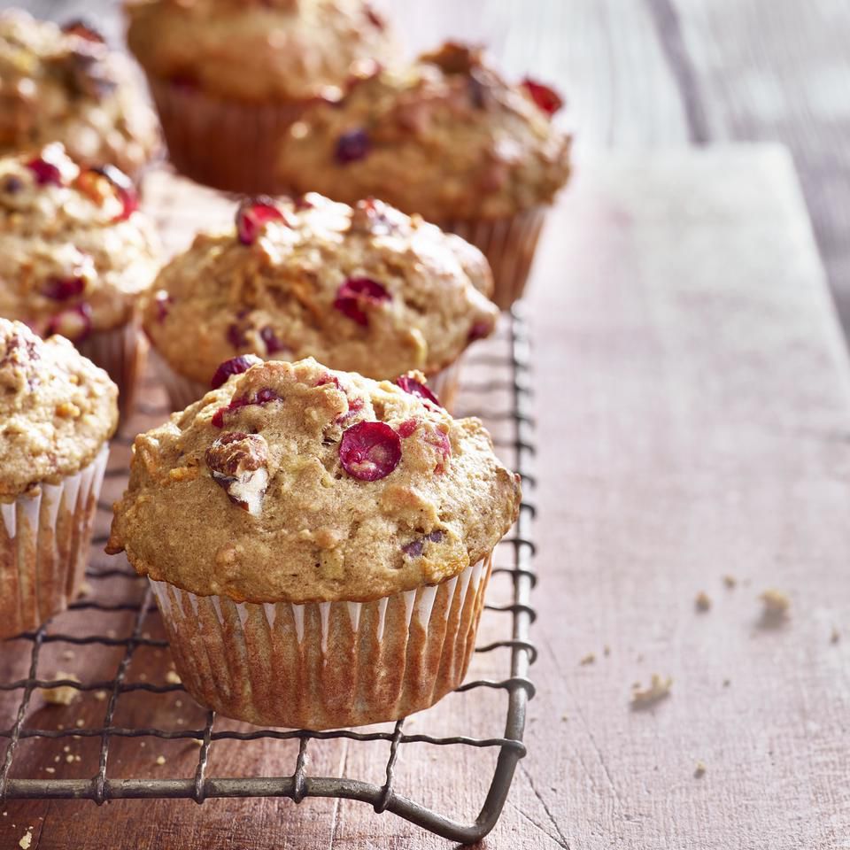 Winter Squash Muffins with Cranberries