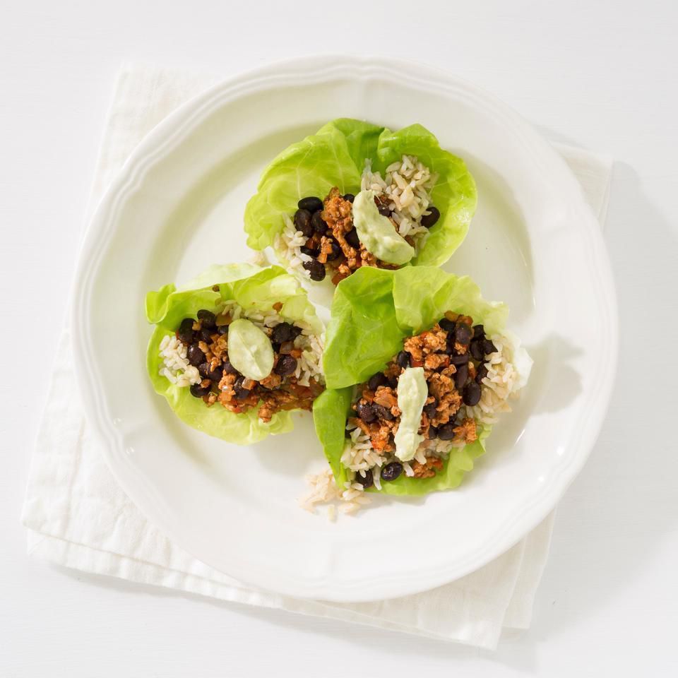 Turkey Taco Lettuce Wrap