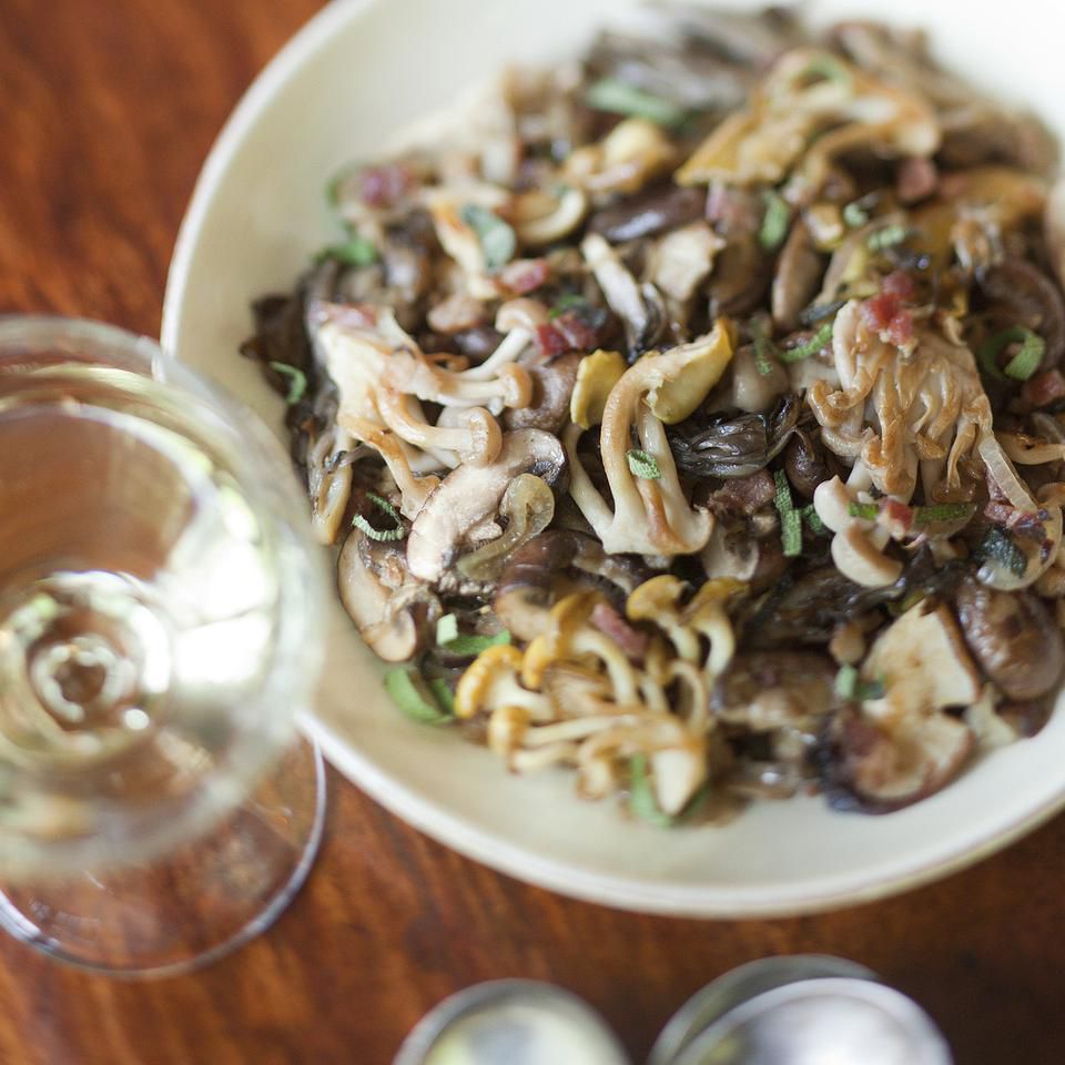 Sauteed Mushrooms with Caramelized Shallots