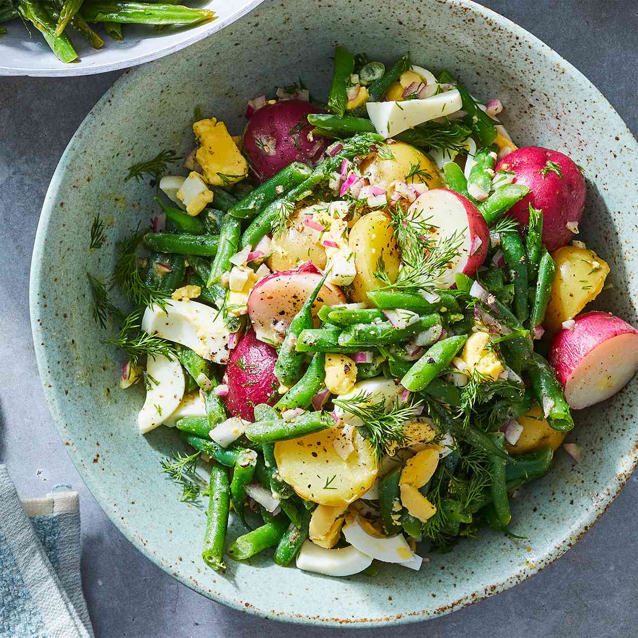 Dilly Potato Salad with Green Beans