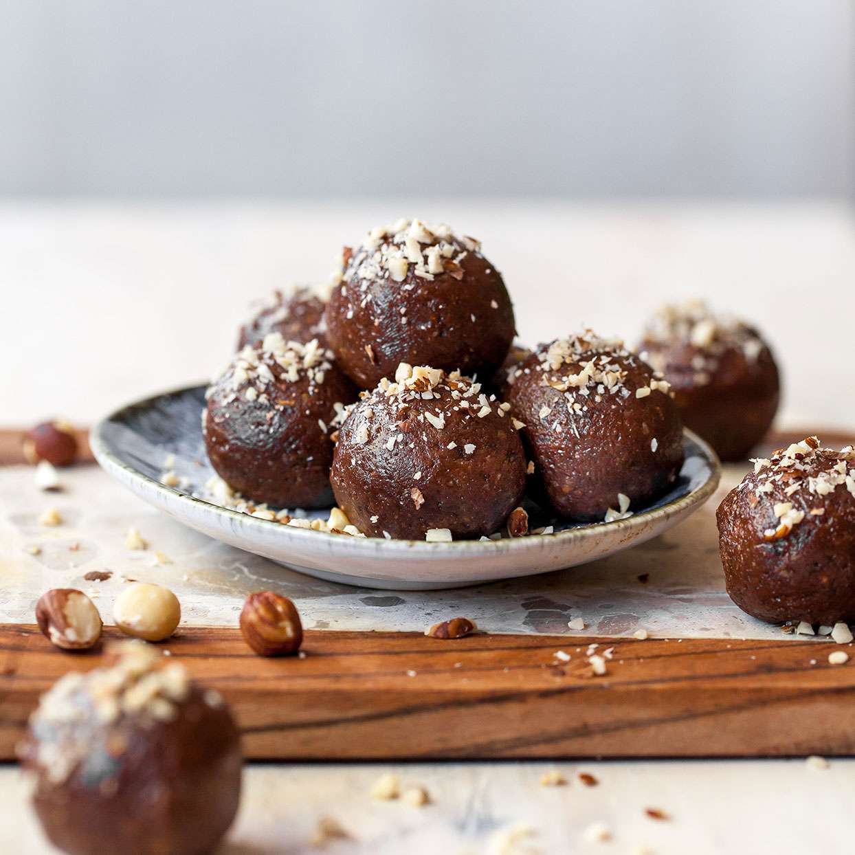 Chocolate-Hazelnut Energy Balls
