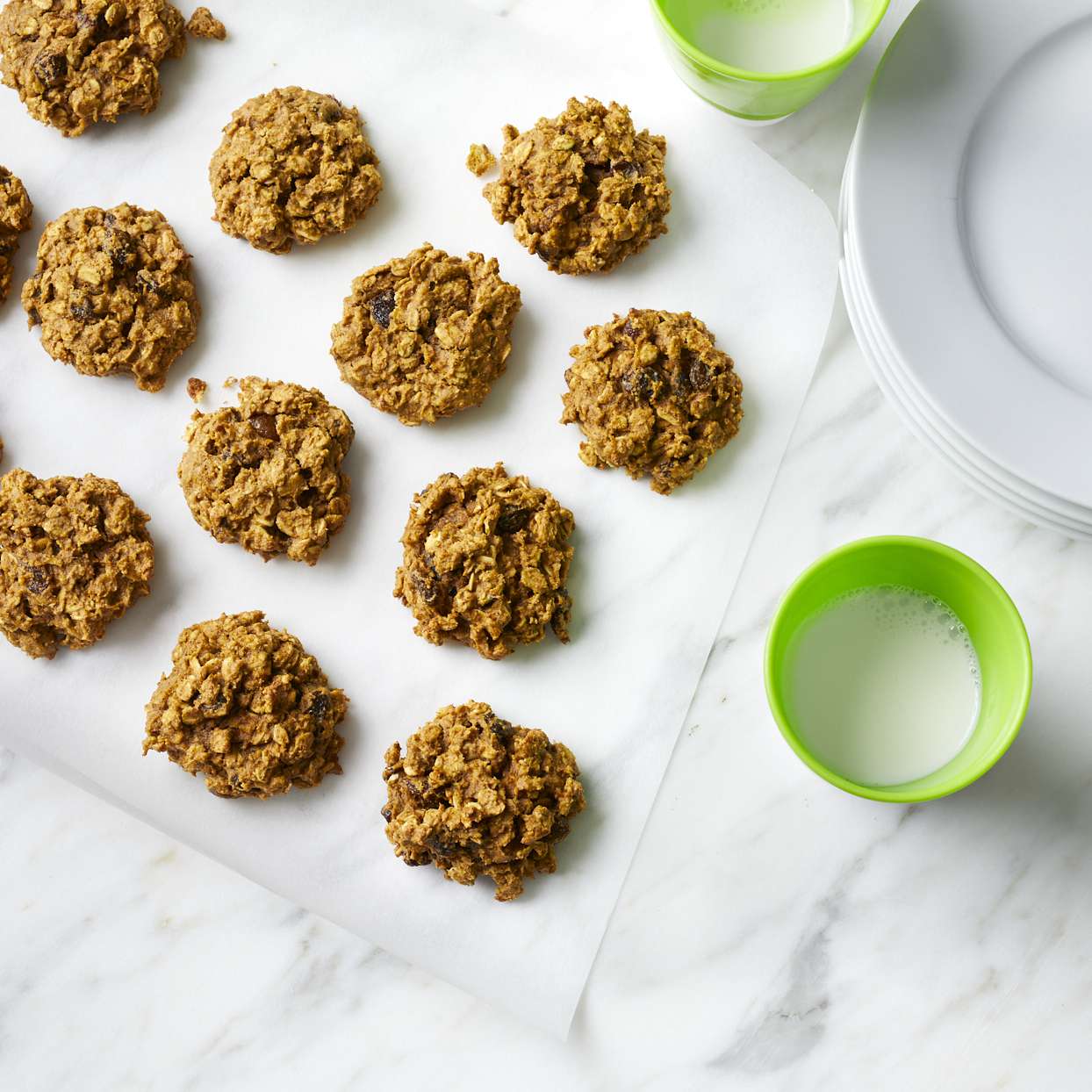 Healthy Pumpkin-Oatmeal Cookies