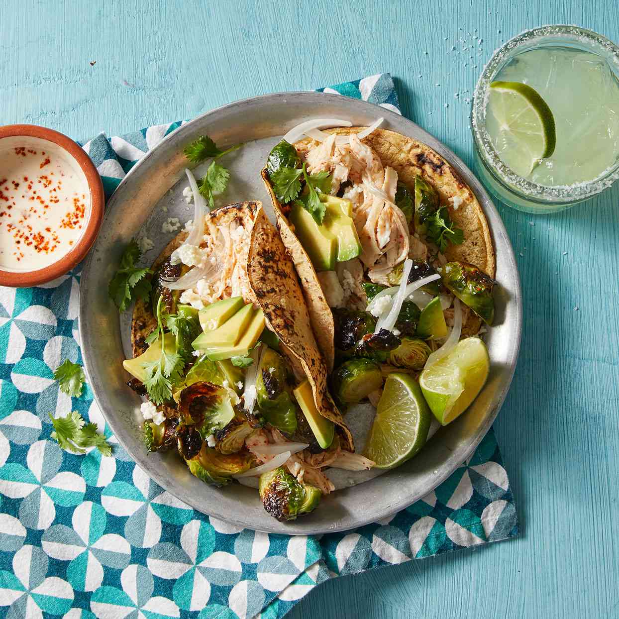 Chicken Tacos with Brussels Sprouts