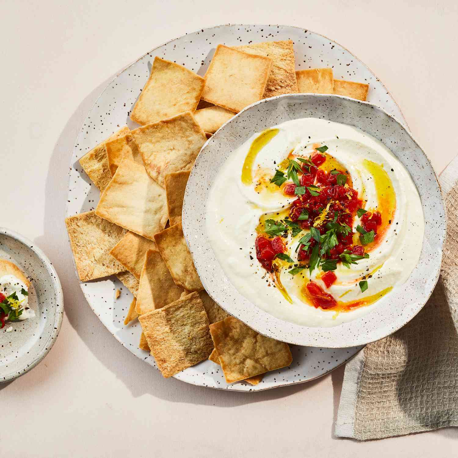 Whipped Feta Dip with Roasted Red Peppers