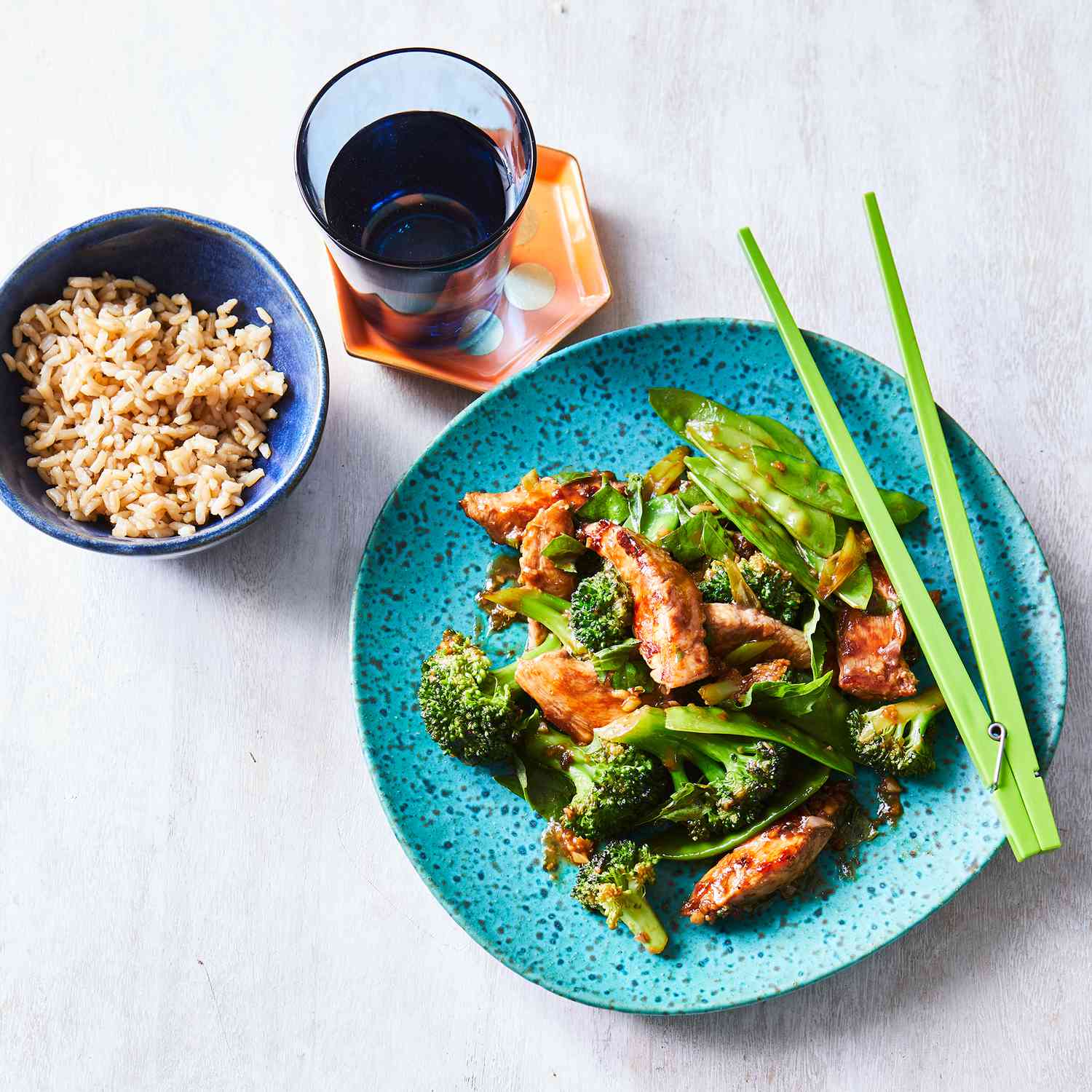 Chicken & Broccoli Stir-Fry with Ginger & Basil