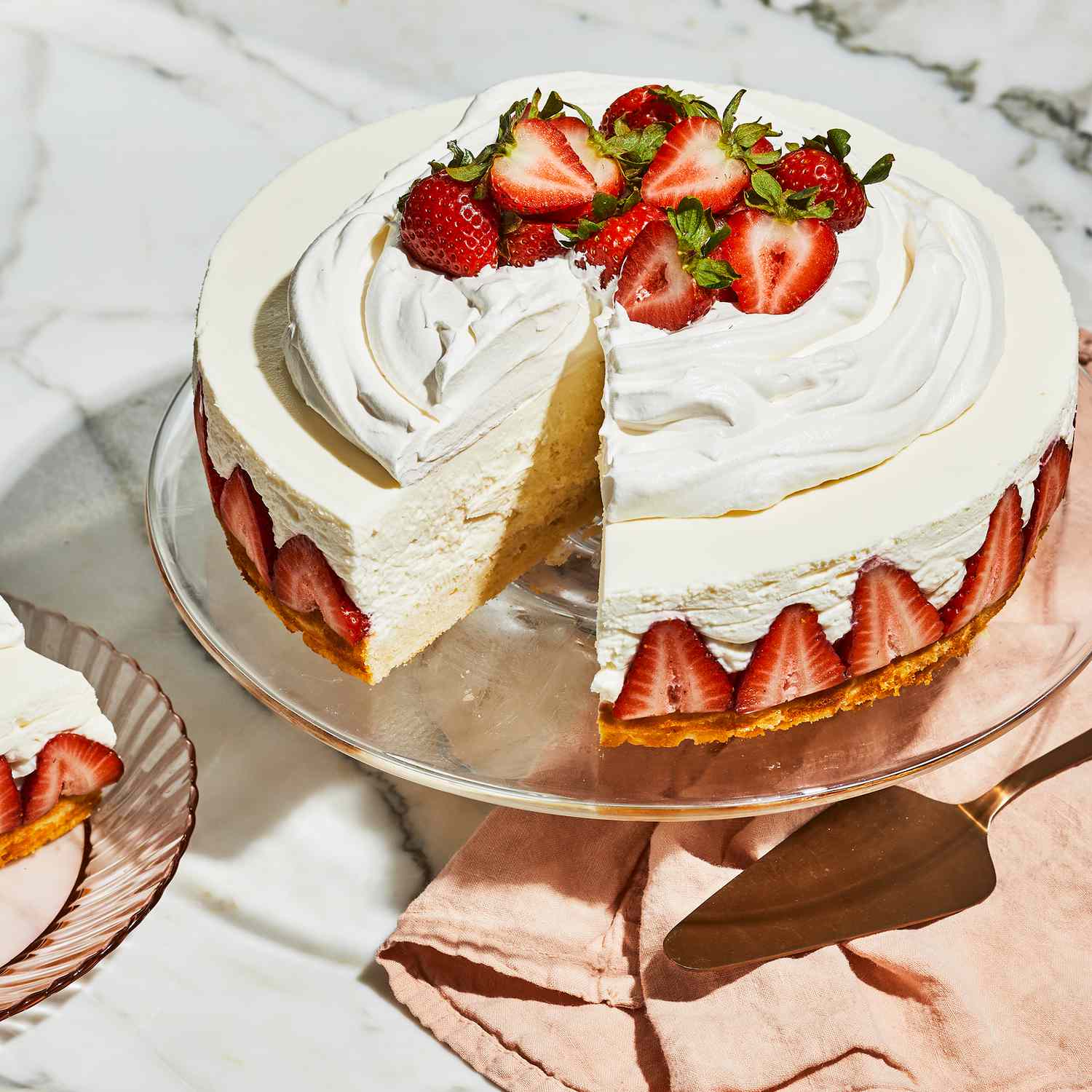 Strawberry-Shortcake Cheesecake