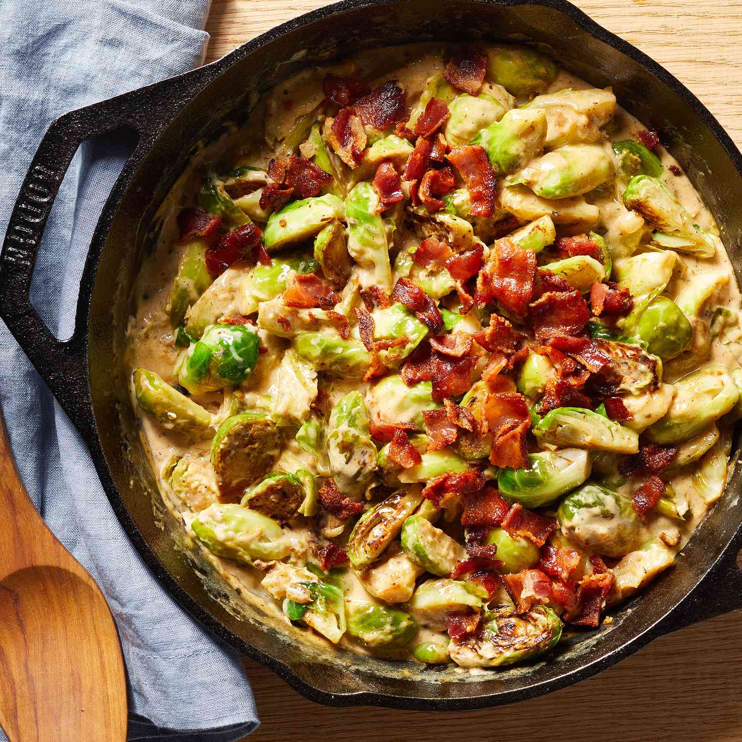 Brussels Sprouts Casserole with Bacon