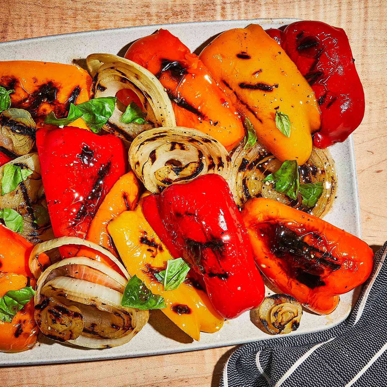 Grilled Peppers & Onions