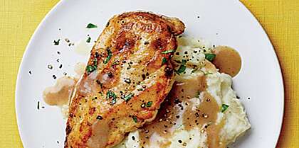 Chicken with Mashed Potatoes and Gravy Recipe