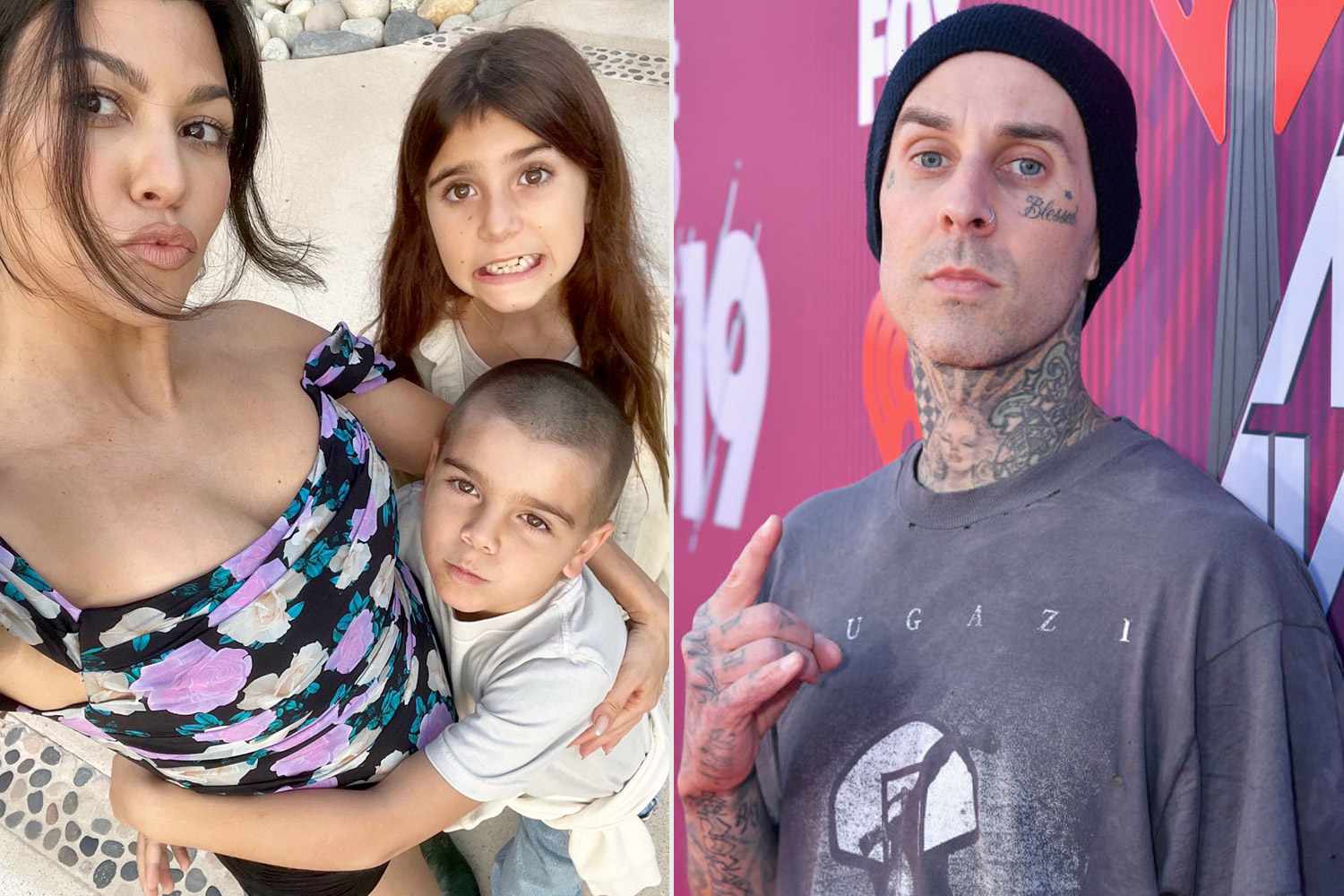 Travis Barker Shares Fathers' Day Cards from Kourtney Kardashian's Kids Penelope and Reign 