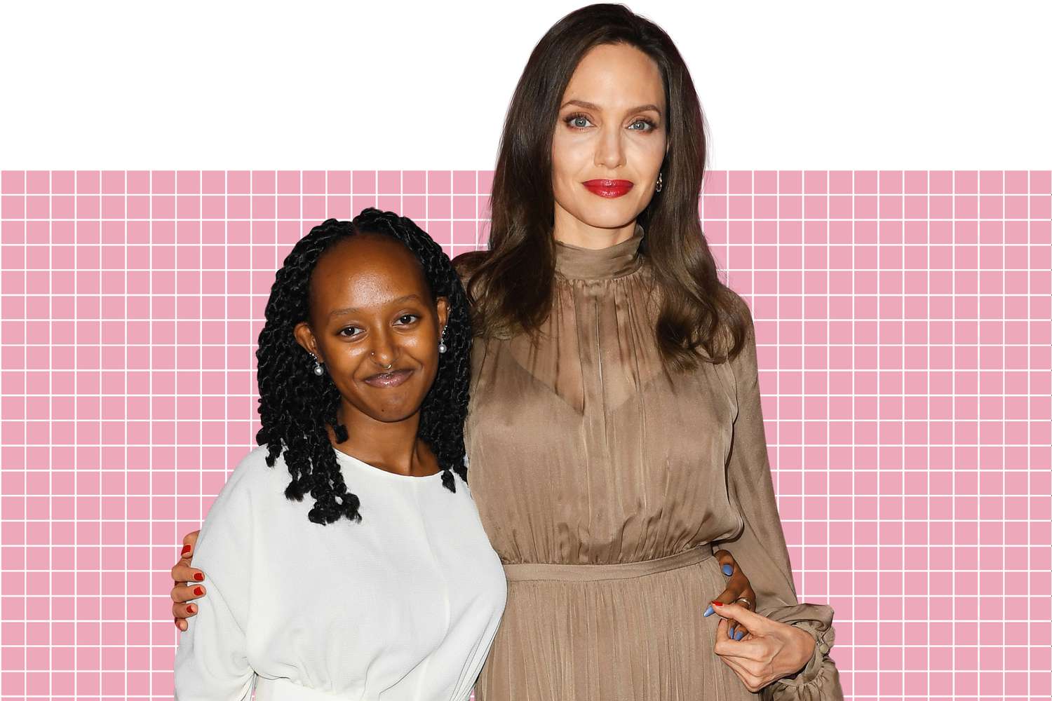 Angelina Jolie and daughter Zahara