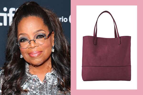 oprah; tote bag