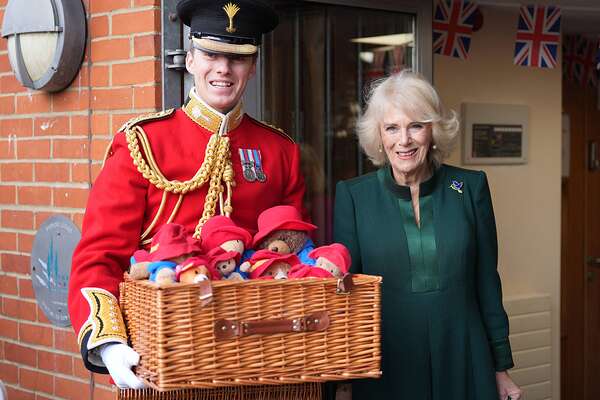 The Queen Consort Delivers Paddington Teddy Bears To Barnardo's In Tribute To Queen Elizabeth II