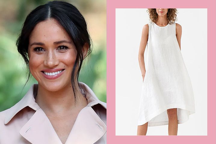 A Breezy Linen Dress Once Worn by Meghan Markle Is on Sale — but Only for a Few More Hours