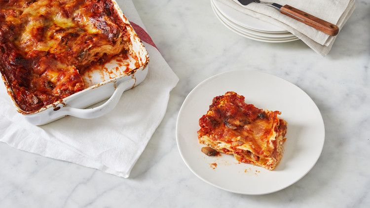Mushroom-Eggplant Lasagna Recipe | Martha Stewart