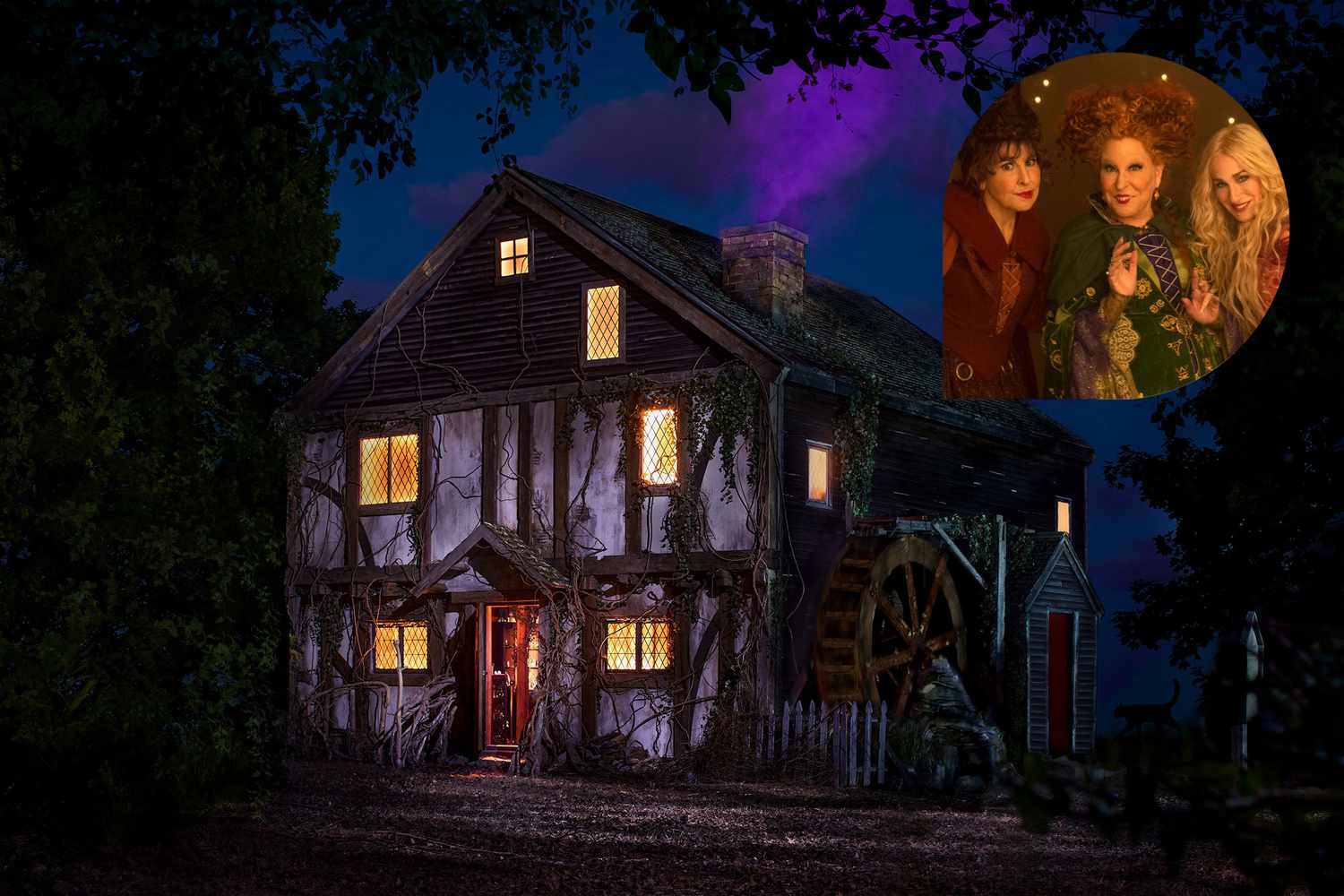 'Hocus Pocus' fans can run amok at Airbnb's recreation of the Sanderson Sisters' house
