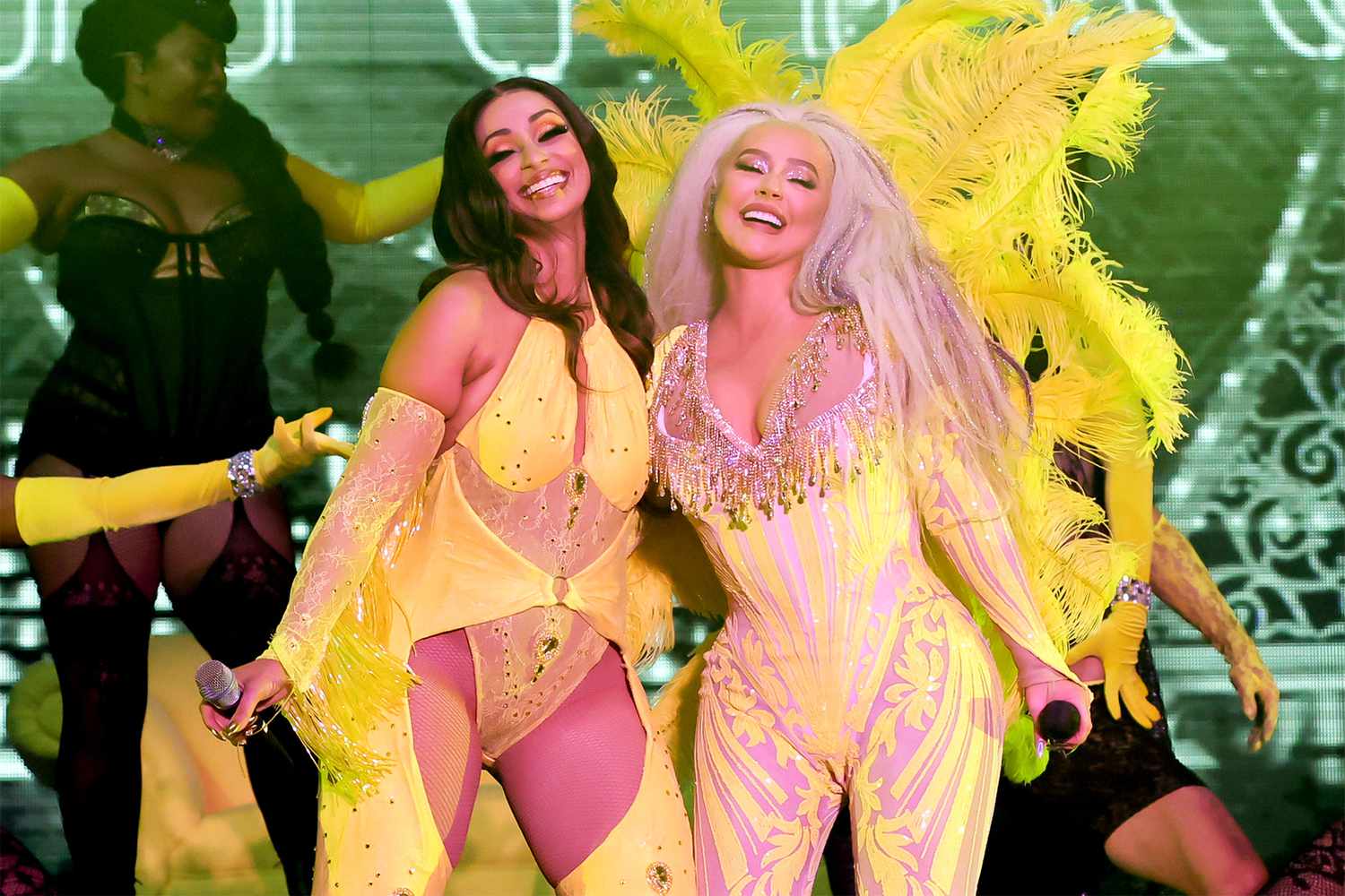 Christina Aguilera and Mya have a 'Lady Marmalade' reunion at L.A. Pride