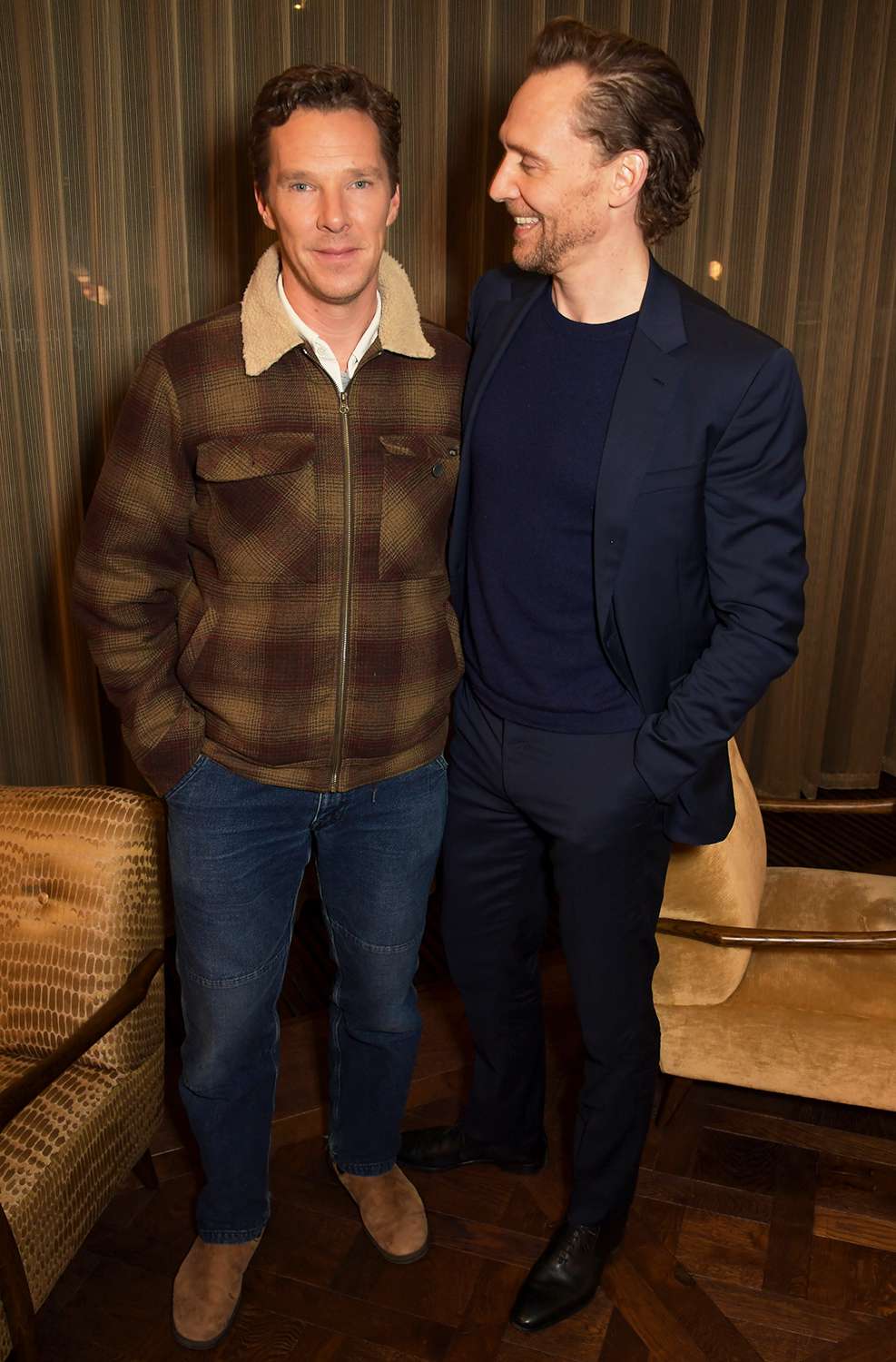 Benedict Cumberbatch Tom Hiddleston.