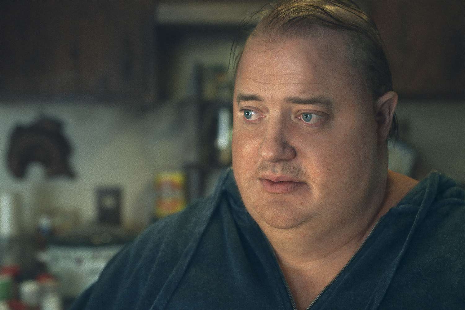 Brendan Fraser transforms into recluse affected by obesity in 'The Whale' first look