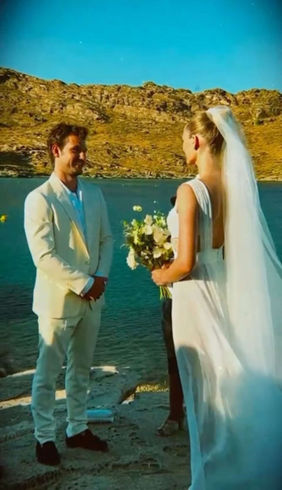 Toni Garrn and Alex Pettyfer Get Married (Again!) in Greece: ‘The Most Beautiful Dream’