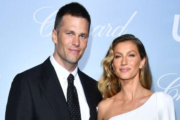 Tom Brady and Gisele Bündchen arrives at the 2019 Hollywood For Science Gala at Private Residence on February 21, 2019 in Los Angeles, California.