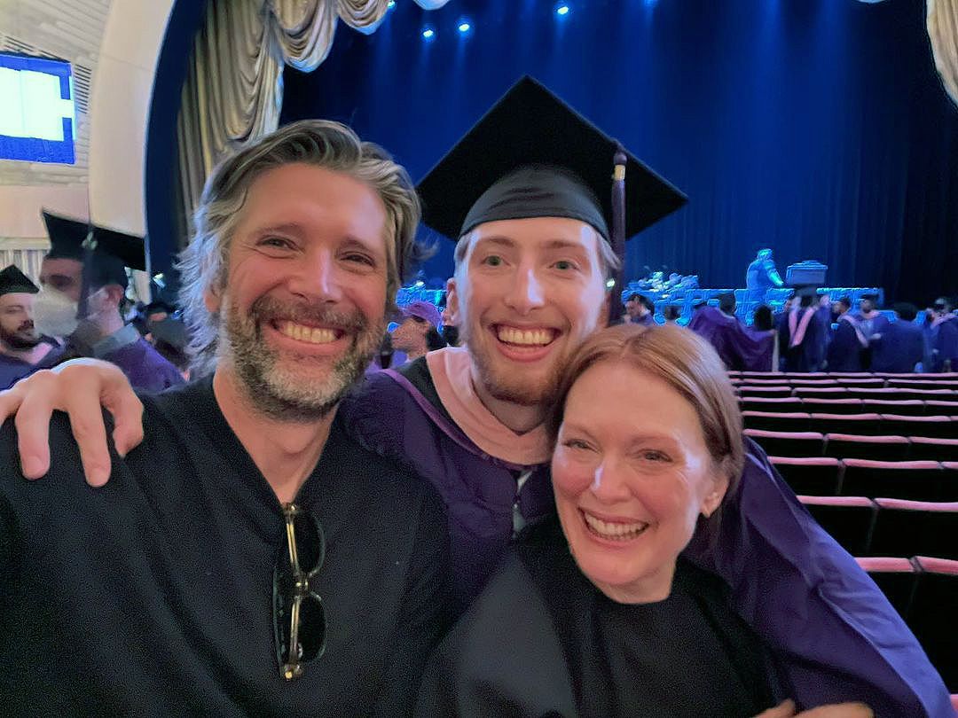 Julianne Moore 'Finally' Celebrates Son's 2020 College Graduation After Pandemic Postponement