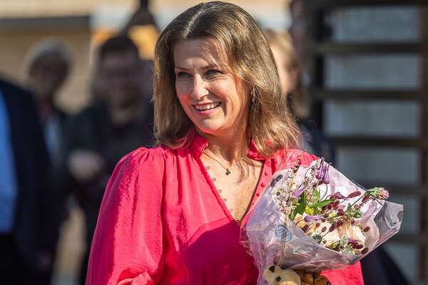 Princess Martha Louise of Norway opens the NABP Blind Dogs Centre on September 07, 2022 in As, Norway.