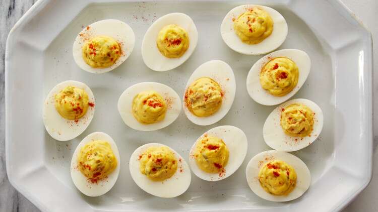Deviled Egg With Relish Recipe Martha Stewart