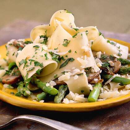 Asparagus, Crimini Mushroom, and Ricotta Ravioli Filling