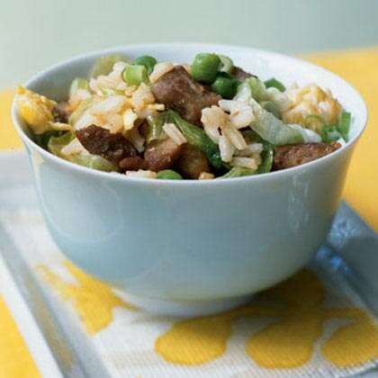 10-min Rainbow Fried Rice (easy one-pot rice cooker recipe