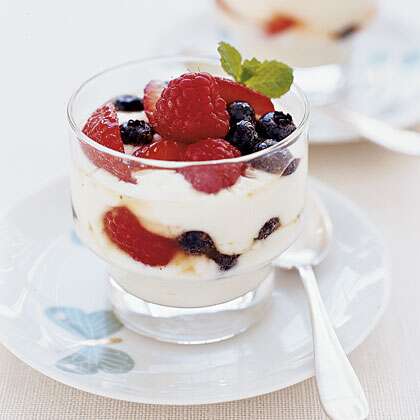 Vanilla Yogurt and Berry Parfait