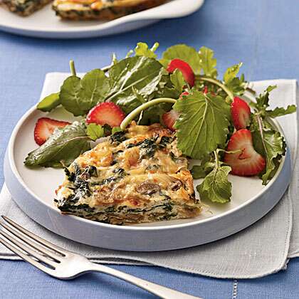 Mushroom Spinach Frittata - Hunter Angler Gardener Cook