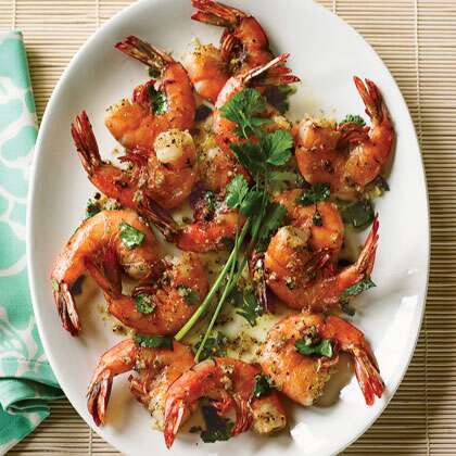 Salt Block Honey-Black Pepper Shrimp Recipe