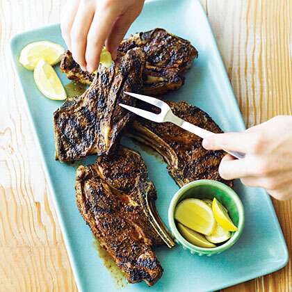 grilled lamb chops